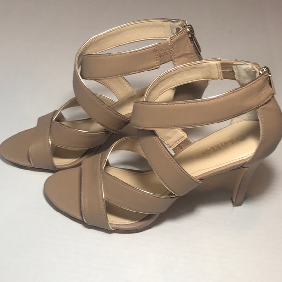 Calvin Klein Shoes - ☕️Light Brown Strappy Calvin Klein Sandals/Shoes